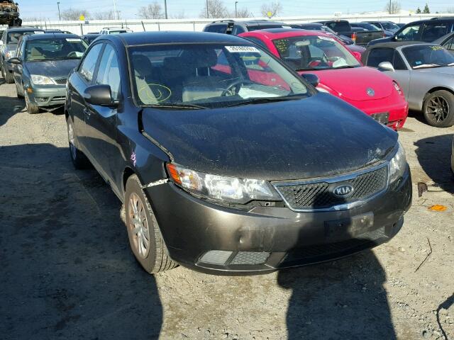 KNAFU4A24A5144383 - 2010 KIA FORTE EX CHARCOAL photo 1