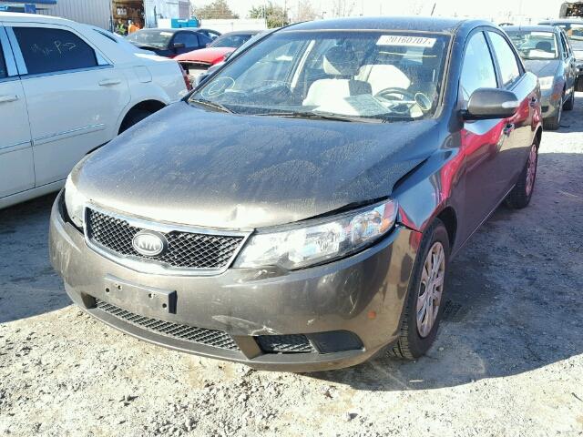 KNAFU4A24A5144383 - 2010 KIA FORTE EX CHARCOAL photo 2