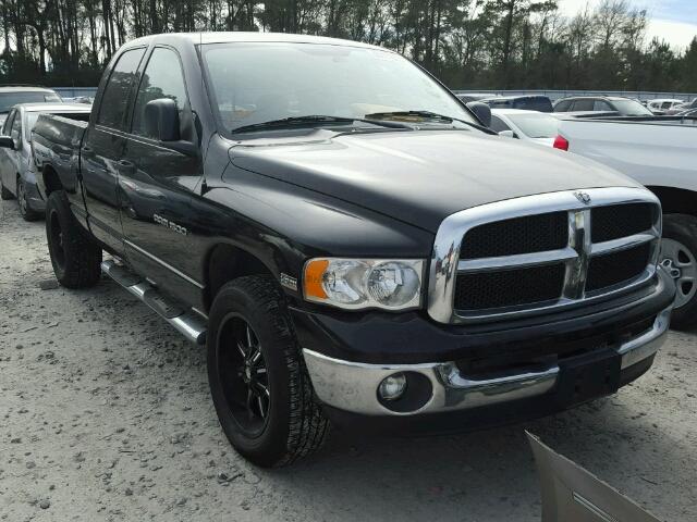 1D7HU18D25S113731 - 2005 DODGE RAM 1500 S BLACK photo 1