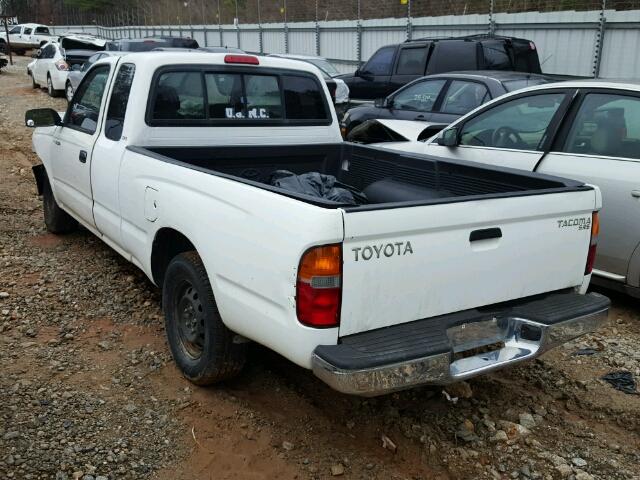 4TAVL52N3XZ558509 - 1999 TOYOTA TACOMA XTR WHITE photo 3