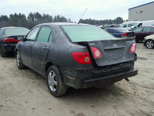 2T1BR32E55C402666 - 2005 TOYOTA COROLLA CE GRAY photo 3