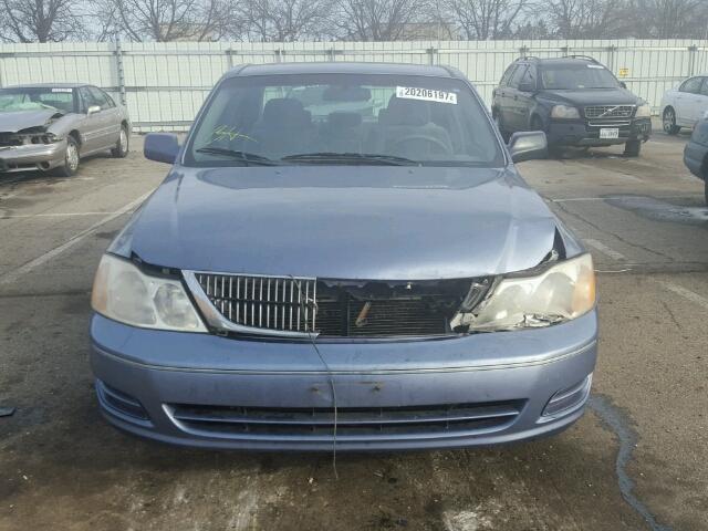 4T1BF28B7YU065226 - 2000 TOYOTA AVALON XL BLUE photo 9