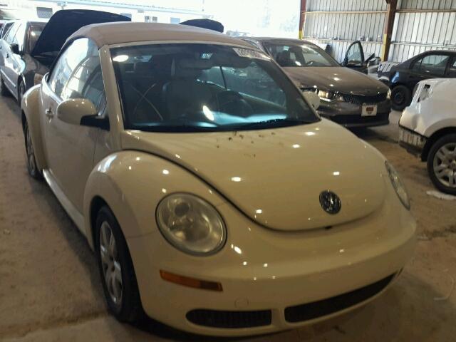 3VWRF31Y17M407955 - 2007 VOLKSWAGEN NEW BEETLE BEIGE photo 1