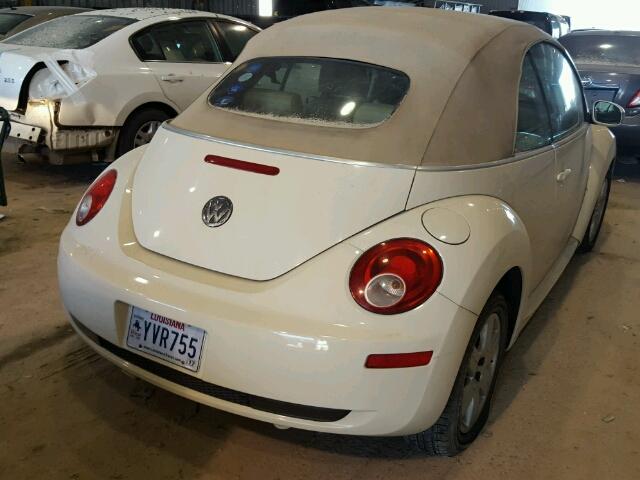 3VWRF31Y17M407955 - 2007 VOLKSWAGEN NEW BEETLE BEIGE photo 4