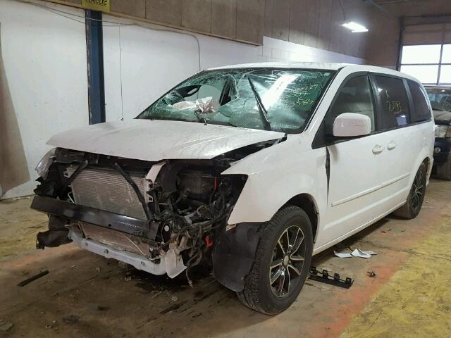 2C4RDGBG5FR705583 - 2015 DODGE GRAND CARA WHITE photo 2