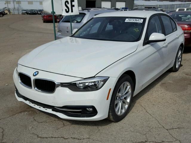 WBA8E5G53GNT40546 - 2016 BMW 320I XDRIV WHITE photo 2