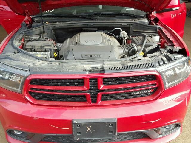 1C4SDJCT8EC405926 - 2014 DODGE DURANGO R/ RED photo 7