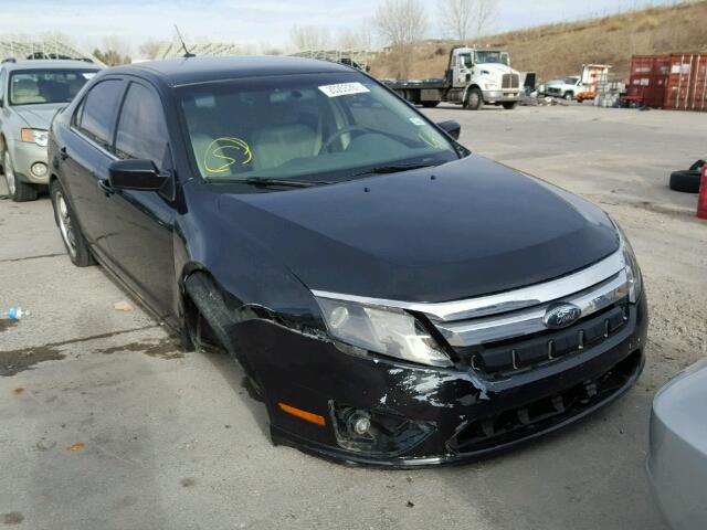 3FAHP0HG7AR218718 - 2010 FORD FUSION SE BLACK photo 1