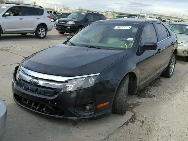 3FAHP0HG7AR218718 - 2010 FORD FUSION SE BLACK photo 2