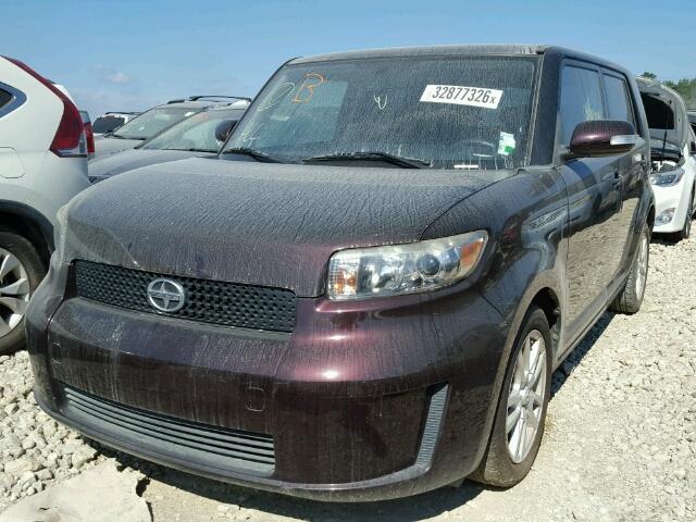 JTLKE50E491091286 - 2009 TOYOTA SCION XB ბურგუნდია ფოტო 2
