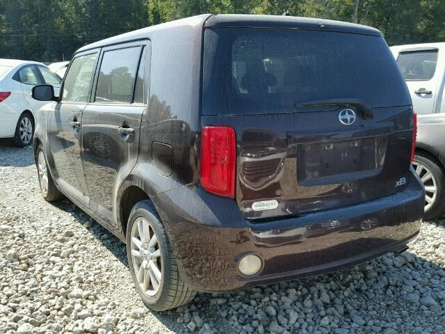 JTLKE50E491091286 - 2009 TOYOTA SCION XB ბურგუნდია ფოტო 3