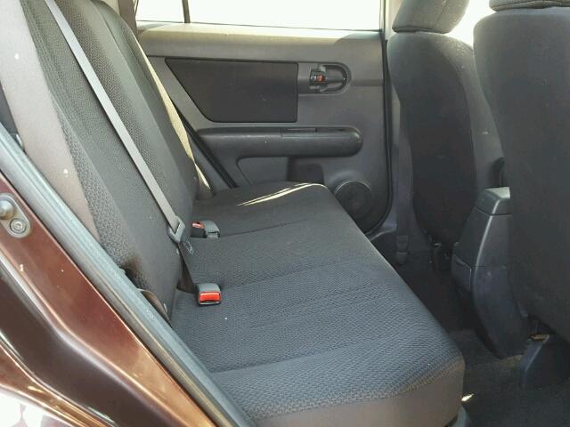 JTLKE50E491091286 - 2009 TOYOTA SCION XB ბურგუნდია ფოტო 6