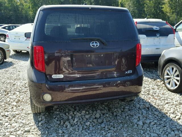 JTLKE50E491091286 - 2009 TOYOTA SCION XB ბურგუნდია ფოტო 9