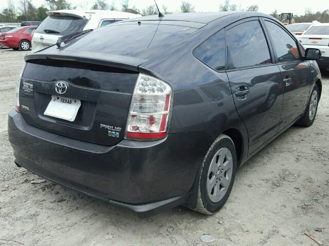 JTDKB20U683332276 - 2008 TOYOTA PRIUS GRAY photo 4