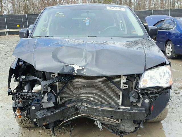 2C4RDGCG7CR279213 - 2012 DODGE GRAND CARA GRAY photo 9