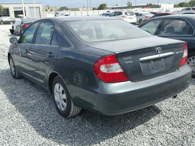 4T1BE32K03U643726 - 2003 TOYOTA CAMRY LE GREEN photo 3