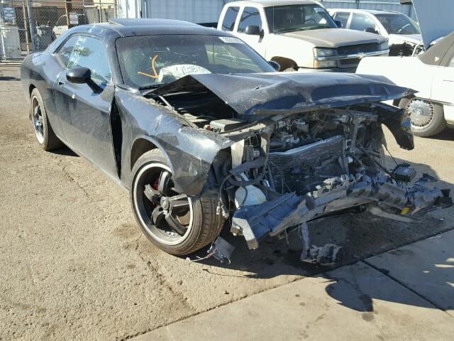 2B3LJ74W19H502592 - 2009 DODGE CHALLENGER BLACK photo 1