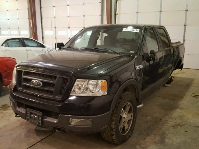 1FTPW14515FA31450 - 2005 FORD F150 SUPER BLACK photo 2