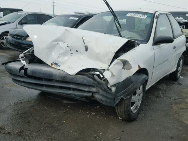 2C1MR2266T6780180 - 1996 GEO METRO WHITE photo 2