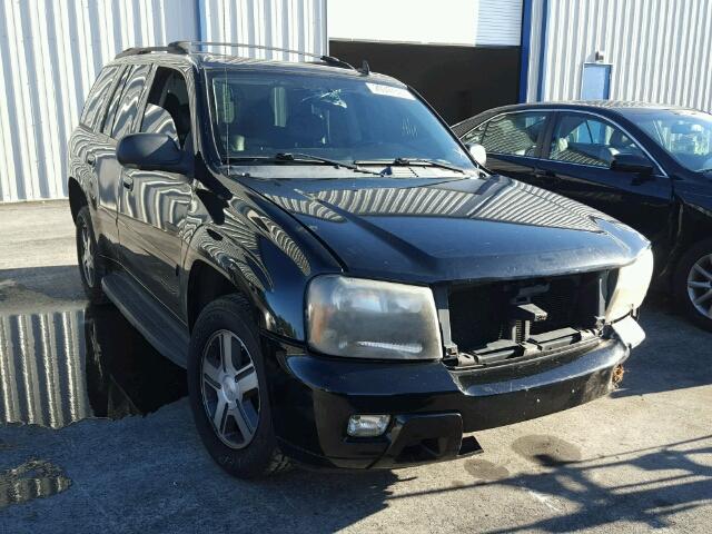 1GNDS13S072233395 - 2007 CHEVROLET TRAILBLAZE BLACK photo 1