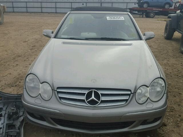 WDBTK56G66T057544 - 2006 MERCEDES-BENZ CLK 350 SILVER photo 9