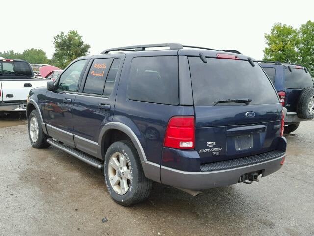 1FMZU73KX3ZA77990 - 2003 FORD EXPLORER X BLUE photo 3