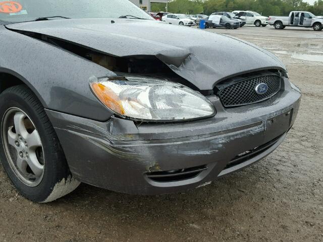 1FAFP53U55A284265 - 2005 FORD TAURUS SE GRAY photo 10