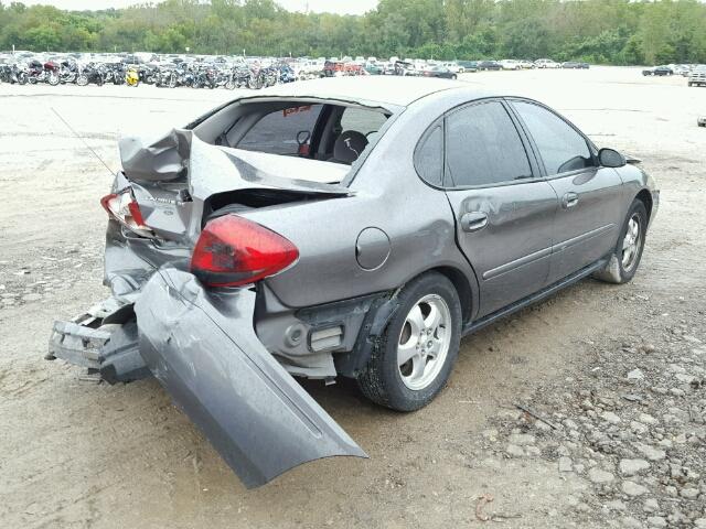 1FAFP53U55A284265 - 2005 FORD TAURUS SE GRAY photo 4