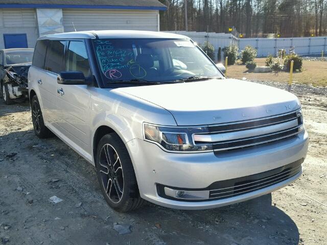 2FMHK6D80FBA04102 - 2015 FORD FLEX LIMIT SILVER photo 1