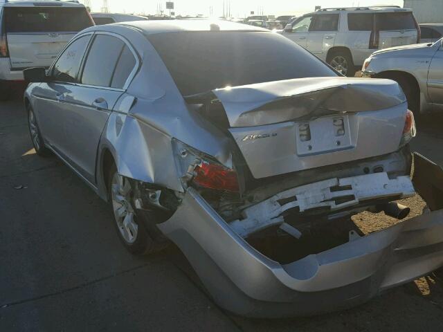 JHMCP26898C030981 - 2008 HONDA ACCORD EXL SILVER photo 3