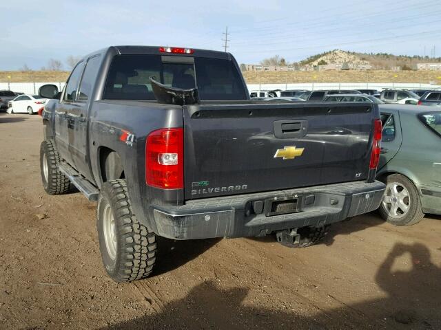 3GCPKSE37BG261115 - 2011 CHEVROLET SILVERADO CHARCOAL photo 3