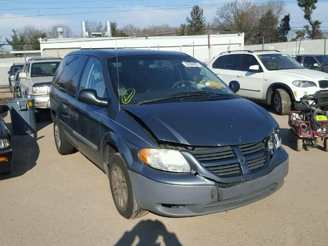 1D4GP25R46B705333 - 2006 DODGE CARAVAN SE TEAL photo 1