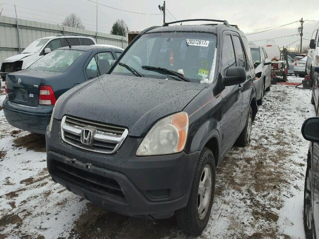 JHLRD78463C010999 - 2003 HONDA CR-V LX BLACK photo 2