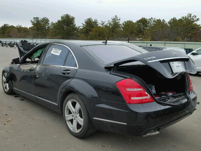 WDDNG9EB4DA475981 - 2013 MERCEDES-BENZ S550 4MATI BLACK photo 3