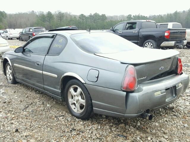 2G1WX12K059173159 - 2005 CHEVROLET MONTE CARL GRAY photo 3