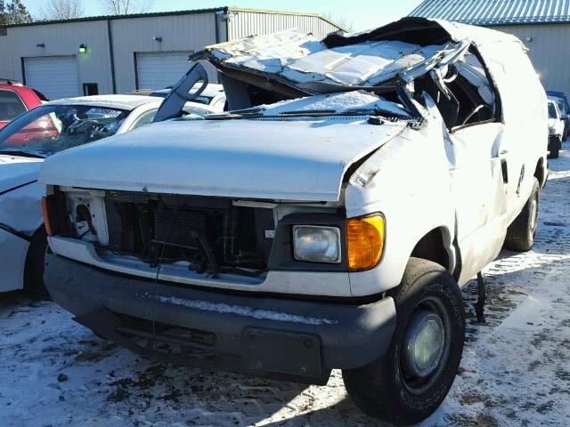 1FTNE24W66DA30686 - 2006 FORD ECONOLINE WHITE photo 2