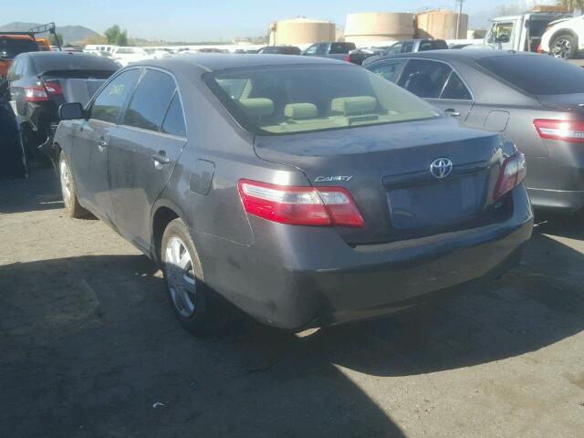 4T1BE46K57U521062 - 2007 TOYOTA CAMRY NEW GRAY photo 3