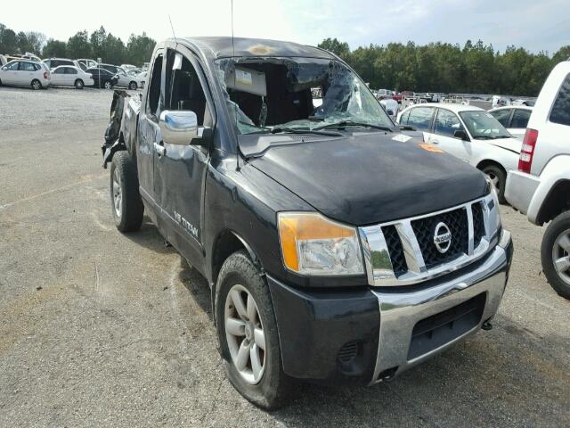 1N6AA06A28N324547 - 2008 NISSAN TITAN XE BLUE photo 1