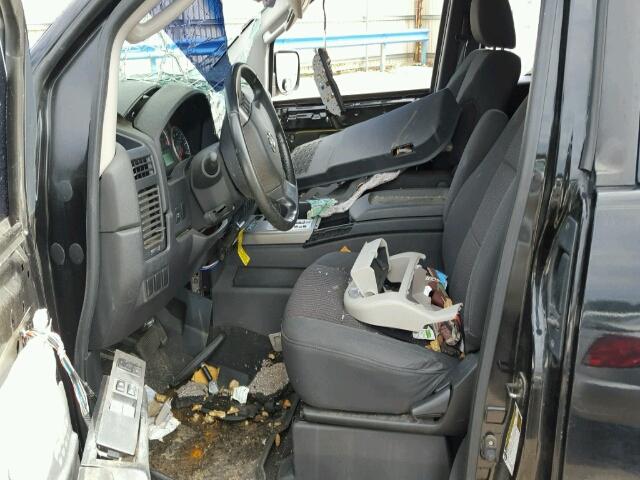 1N6AA06A28N324547 - 2008 NISSAN TITAN XE BLUE photo 5