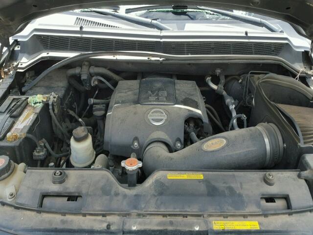 1N6AA06A28N324547 - 2008 NISSAN TITAN XE BLUE photo 7