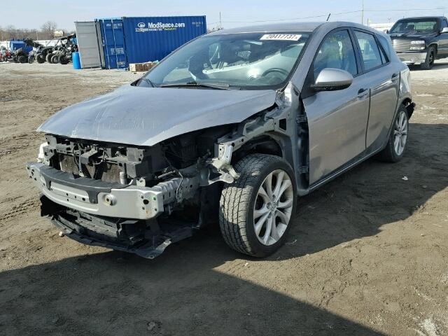 JM1BL1K66B1405817 - 2011 MAZDA 3 S SILVER photo 2