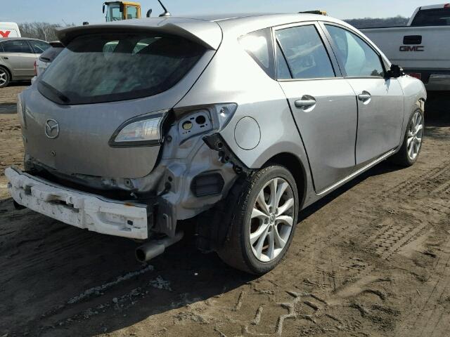 JM1BL1K66B1405817 - 2011 MAZDA 3 S SILVER photo 4