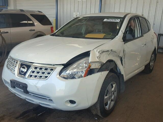 JN8AS58V89W181178 - 2009 NISSAN ROGUE S/SL WHITE photo 2