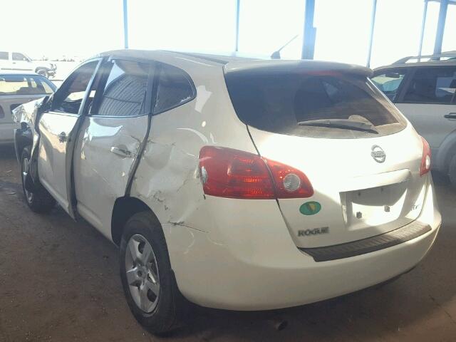 JN8AS58V89W181178 - 2009 NISSAN ROGUE S/SL WHITE photo 3