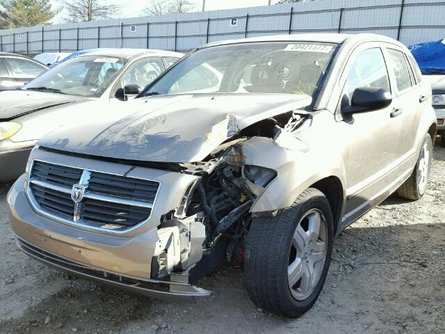 1B3HB48B67D312726 - 2007 DODGE CALIBER SX GOLD photo 2