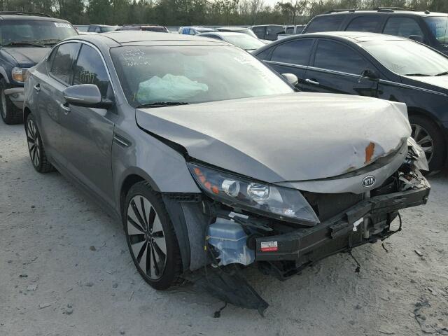 5XXGR4A67CG026404 - 2012 KIA OPTIMA SX GRAY photo 1