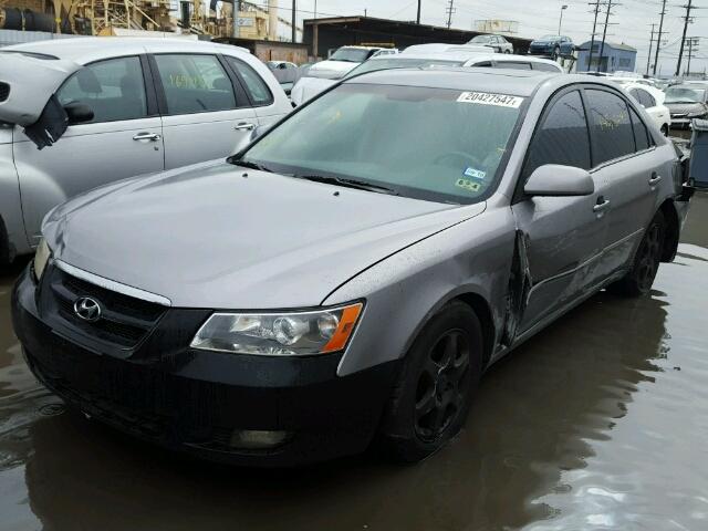 5NPEU46F16H150613 - 2006 HYUNDAI SONATA GLS GRAY photo 2