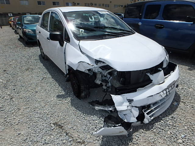 3N1CC1AP6AL390759 - 2010 NISSAN VERSA S WHITE photo 1