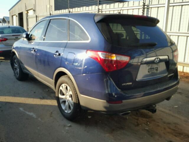 KM8NU13C87U016905 - 2007 HYUNDAI VERACRUZ G BLUE photo 3