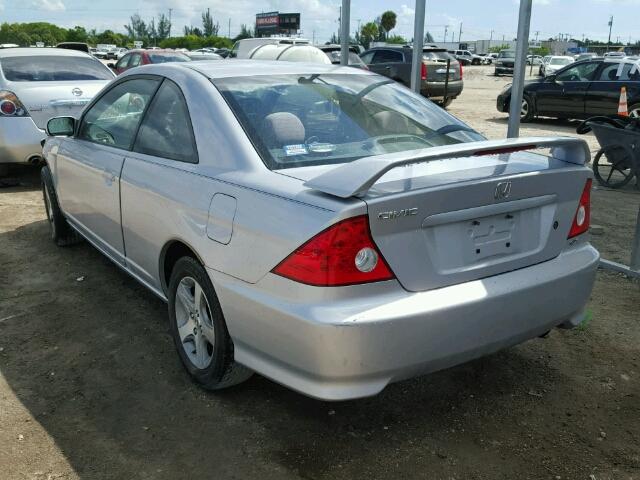 1HGEM22964L032295 - 2004 HONDA CIVIC EX SILVER photo 3